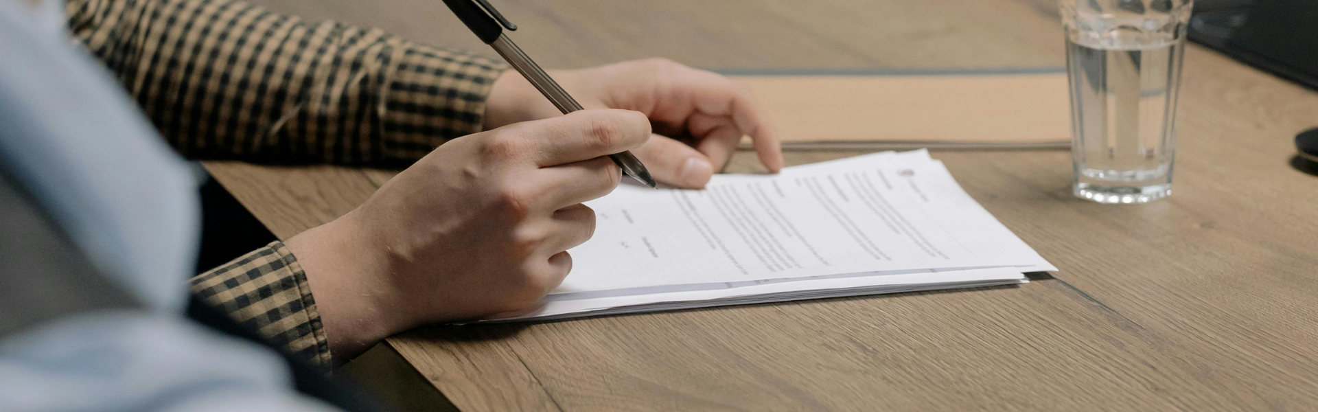 Documents being reviewed
